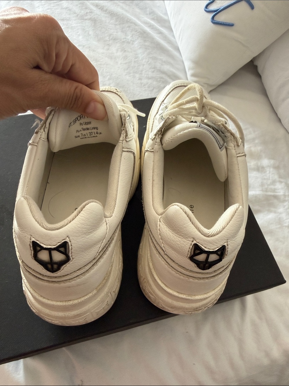 Vintage Naked Wolfe White Platform Trail Sneakers - Picture 7 of 10